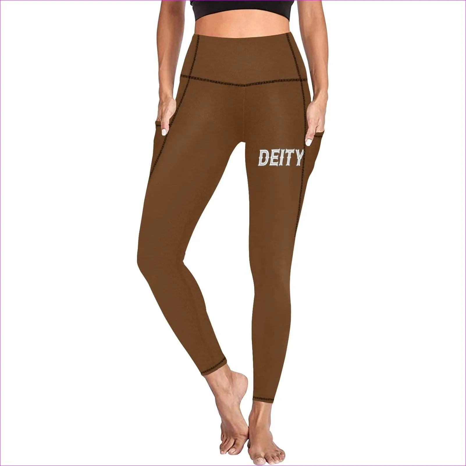 Deity High Waist Leggings w/ Pockets - 10 Colors