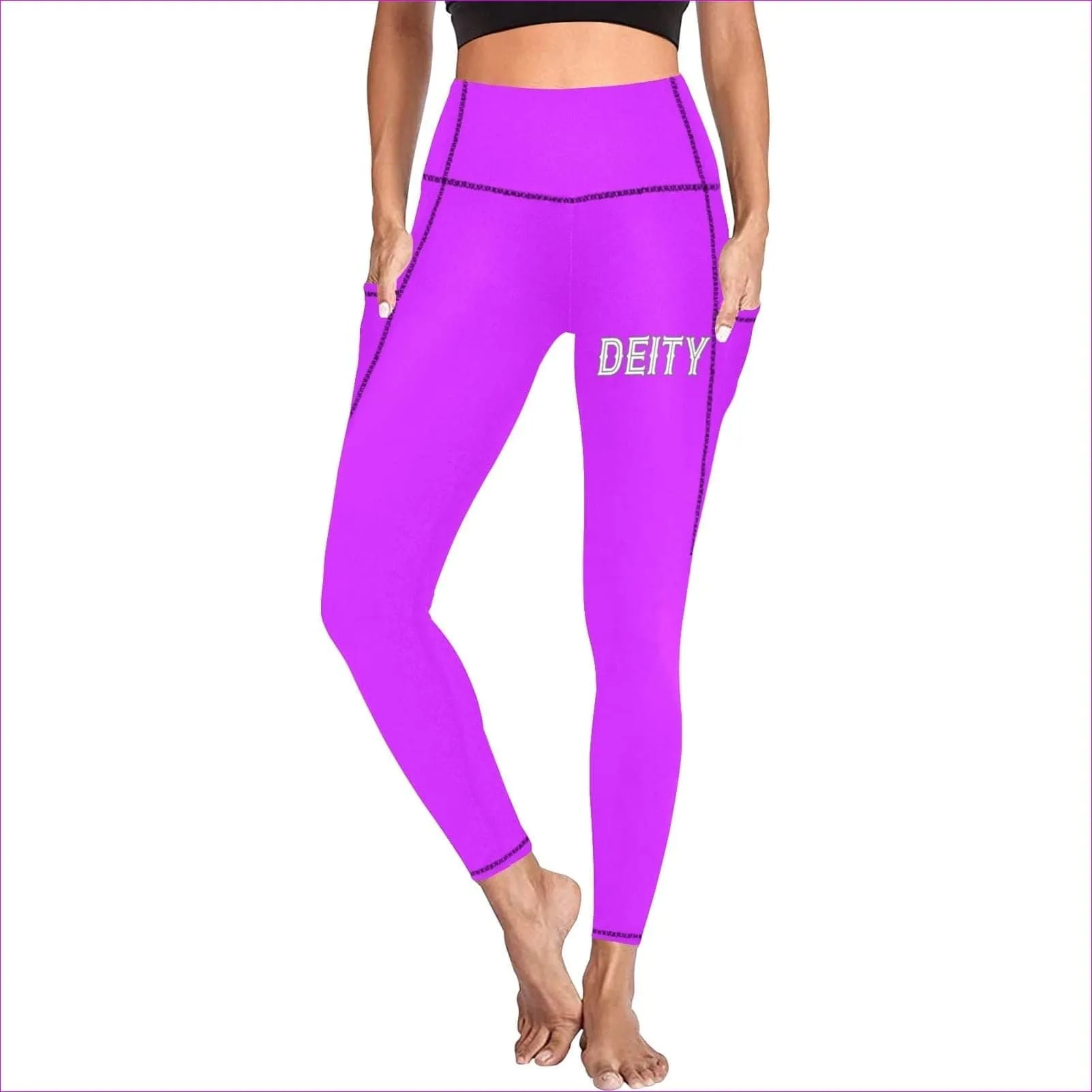 Deity High Waist Leggings w/ Pockets - 10 Colors