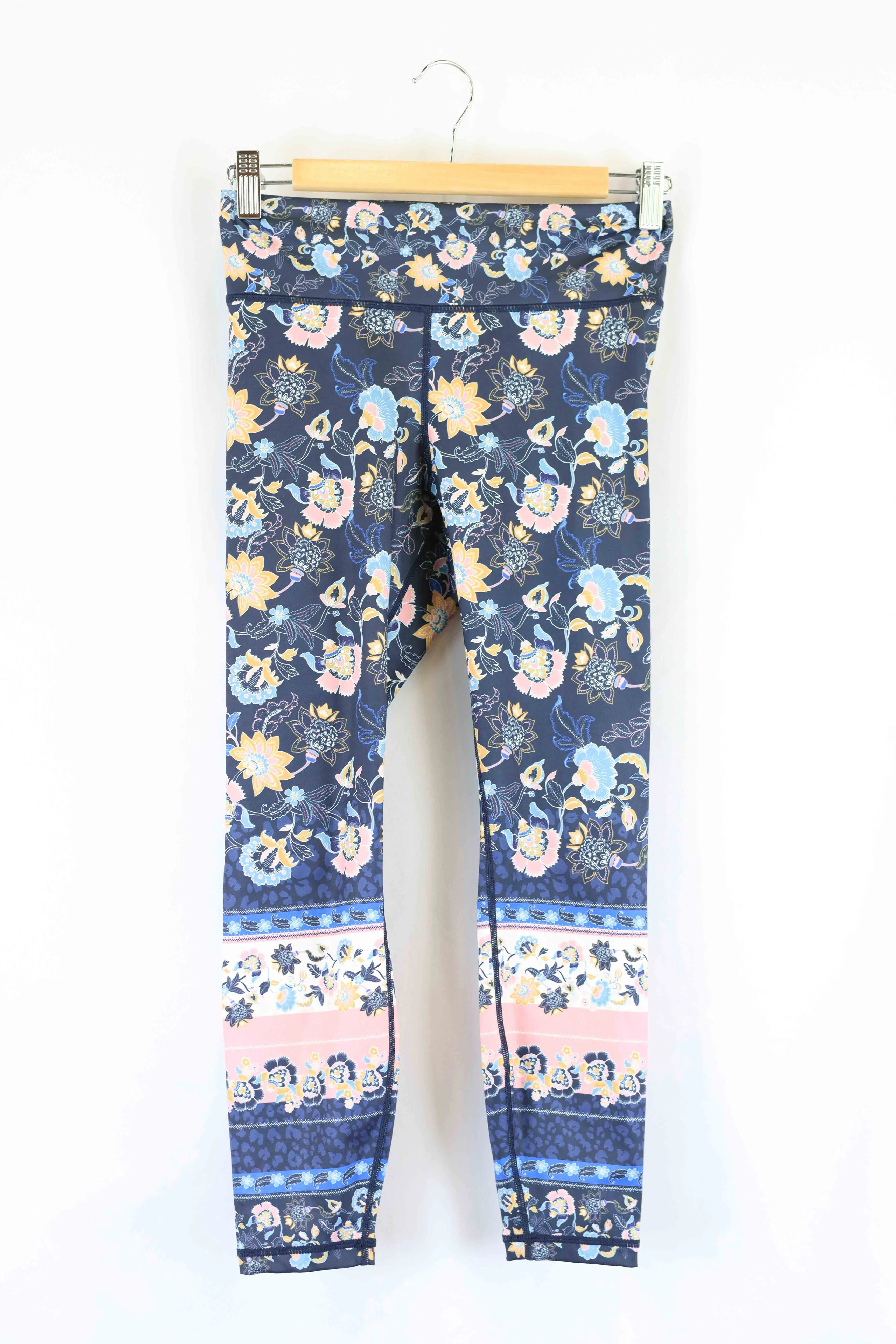 Dharma Bums Navy Multi Print Leggings S