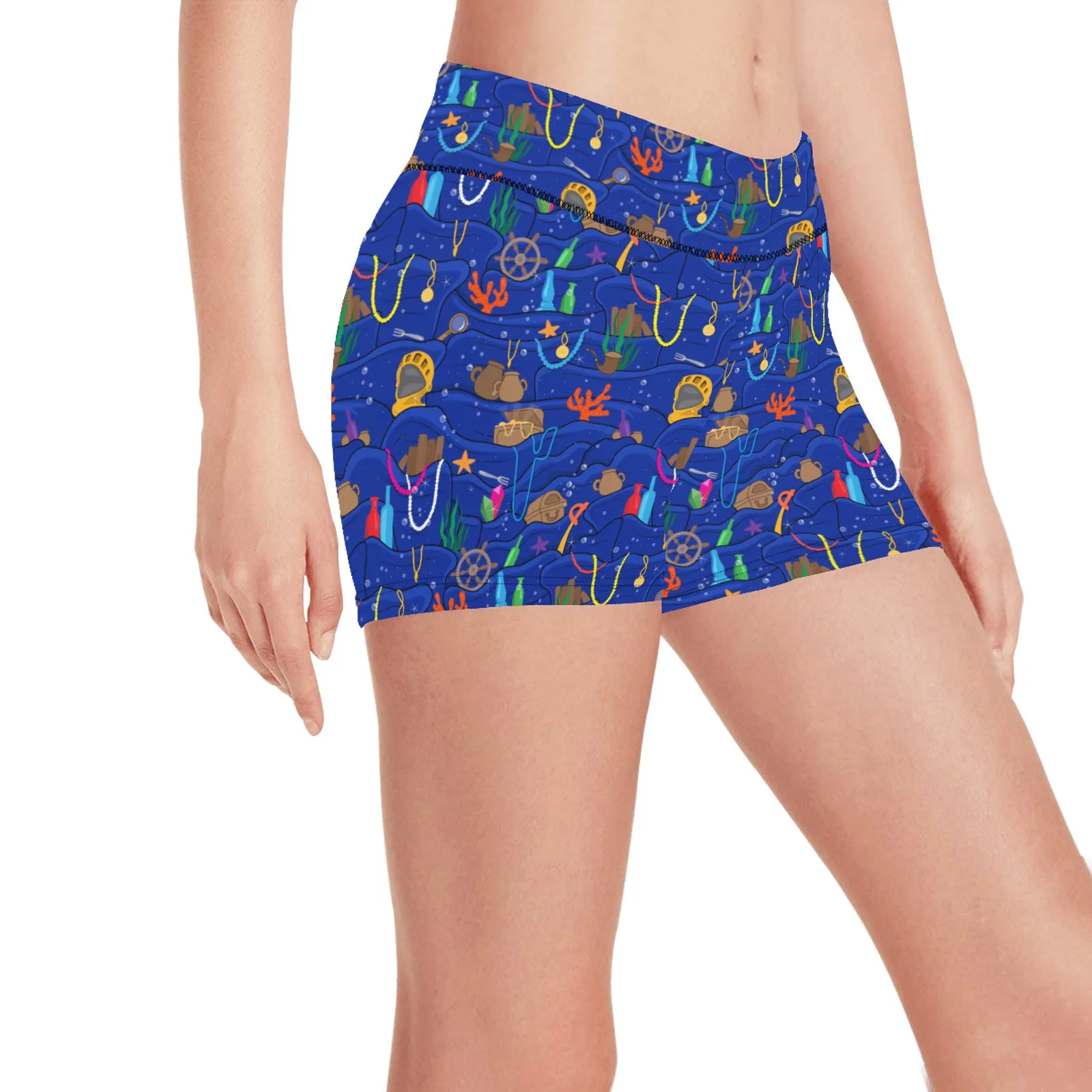 Disney Little Mermaid Grotto Women's Short Leggings