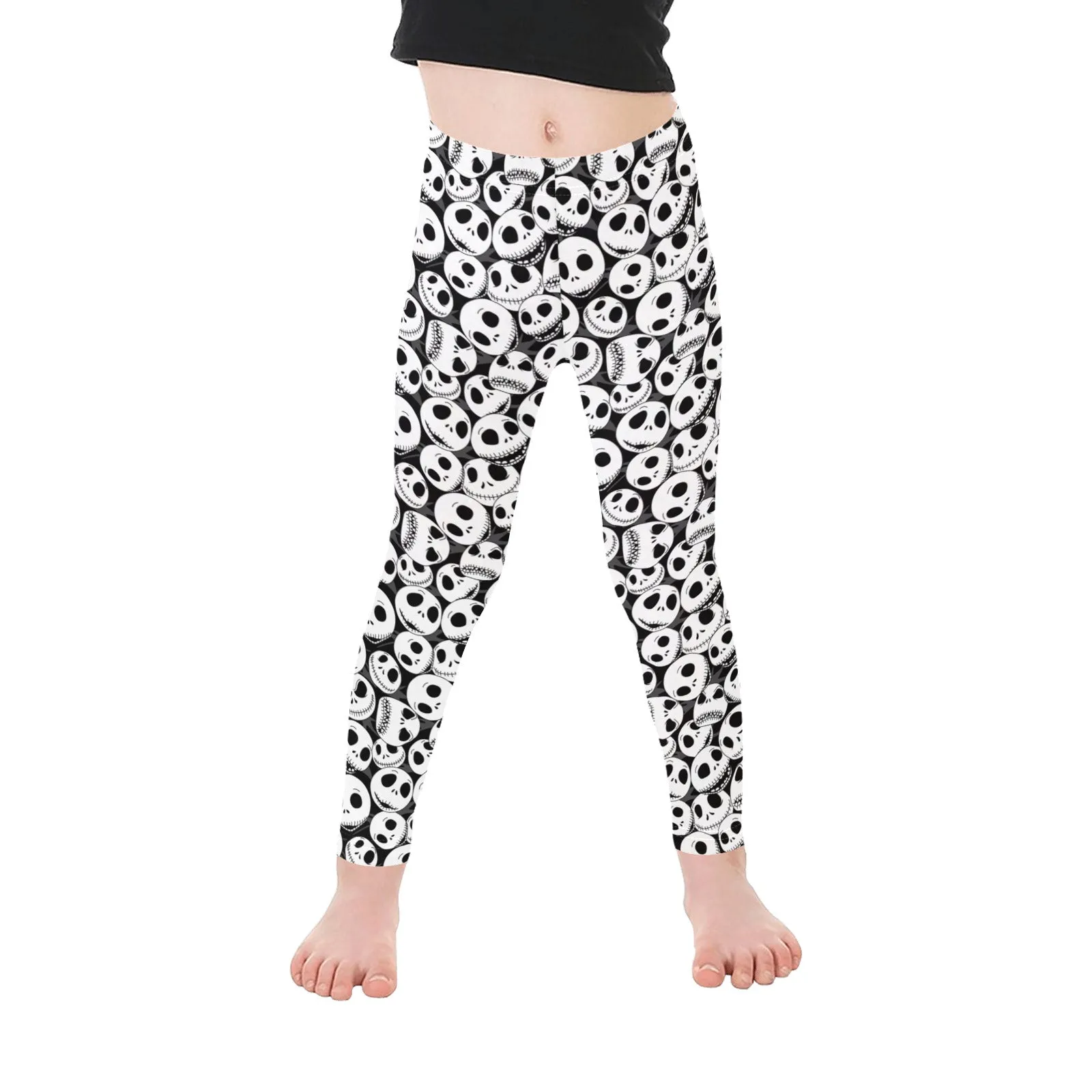 Disney Nightmare Before Christmas Jack's Faces Kid's Leggings