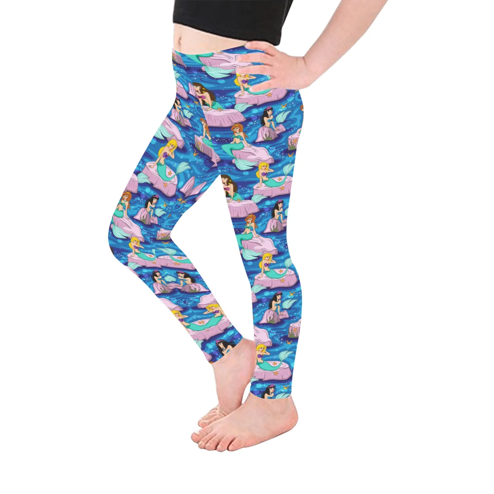 Disney Peter Pan Mermaid Lagoon Kid's Leggings