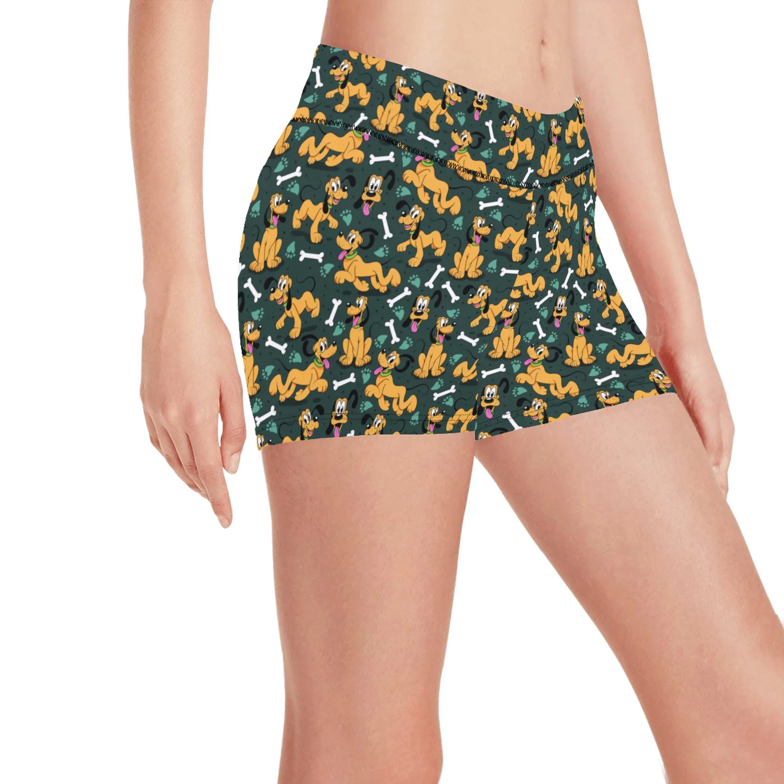 Disney Pluto Life Is Better With A Dog Women's Short Leggings