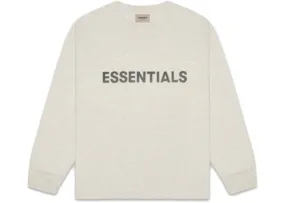 ESSENTIALS FOG 3D SILICON LONG SLEEVE OATMEAL