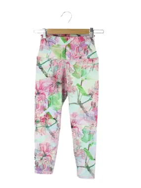 Evolution and Creation Floral 3/4 Leggings S