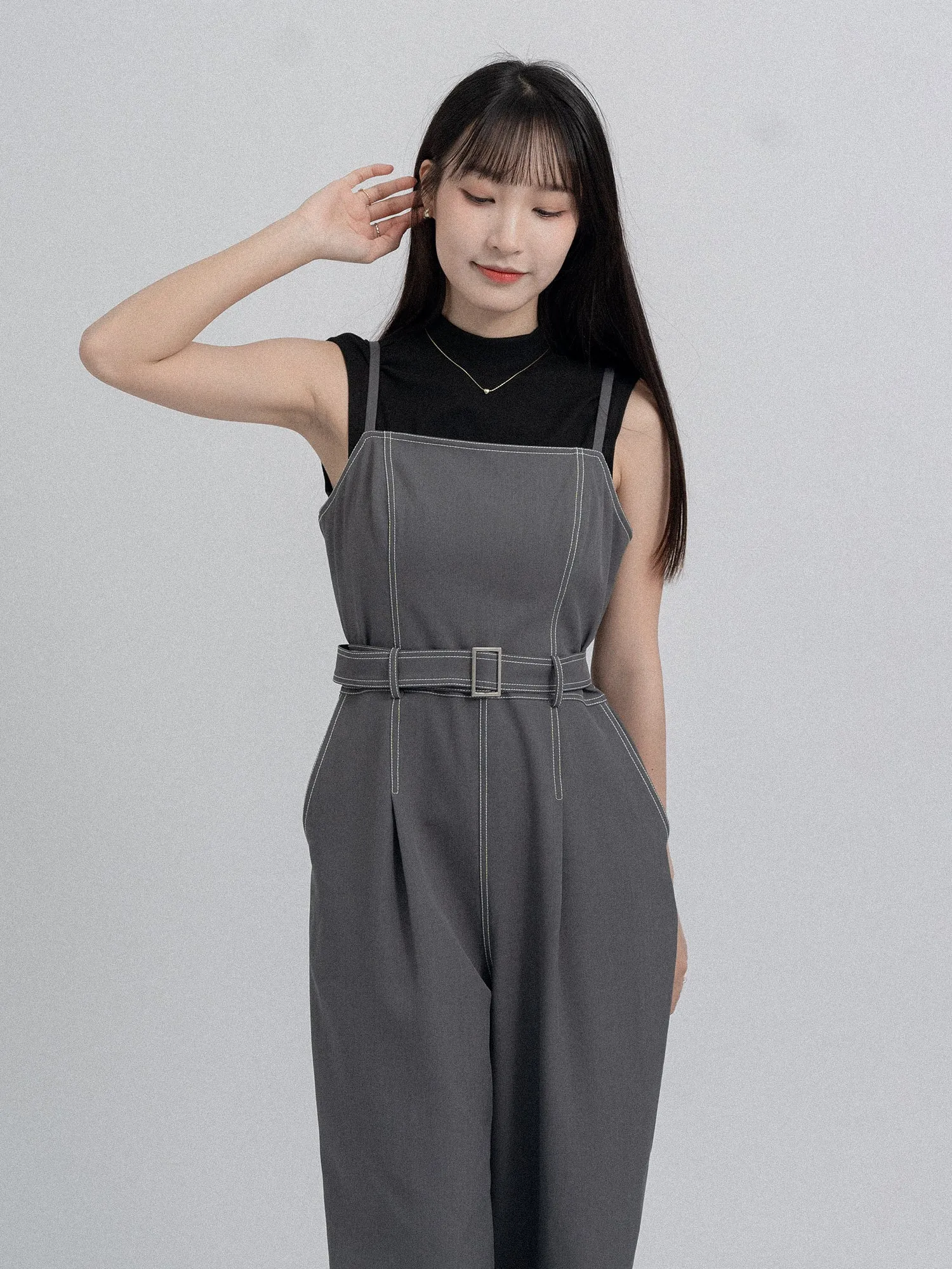 Fenra Contrast Stitch Romper