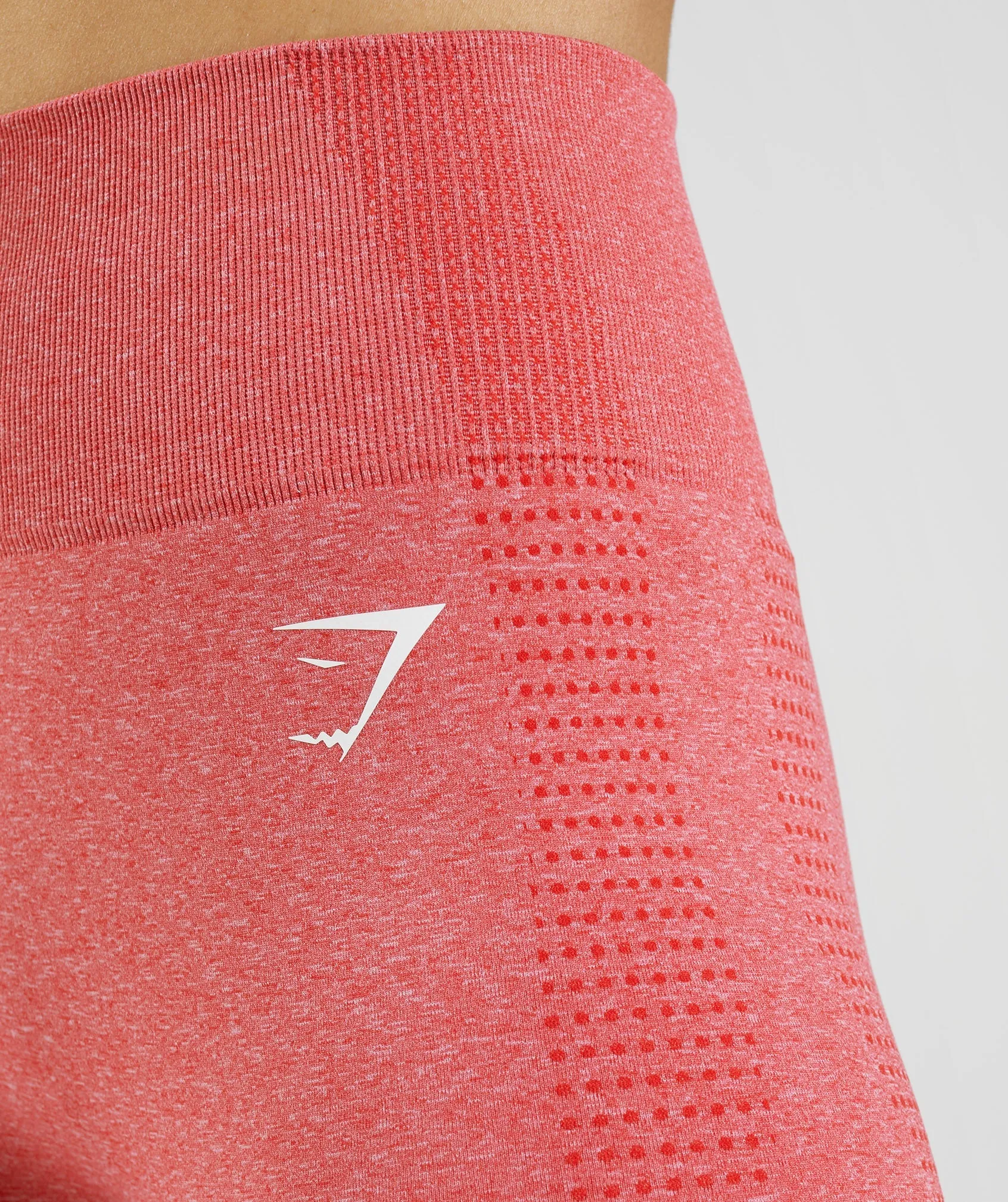 Gymshark Vital Seamless 2.0 Leggings - Chilli Red Marl