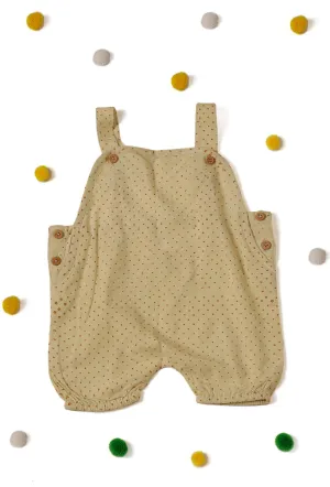 Happy Beige Bamboo Cotton Romper