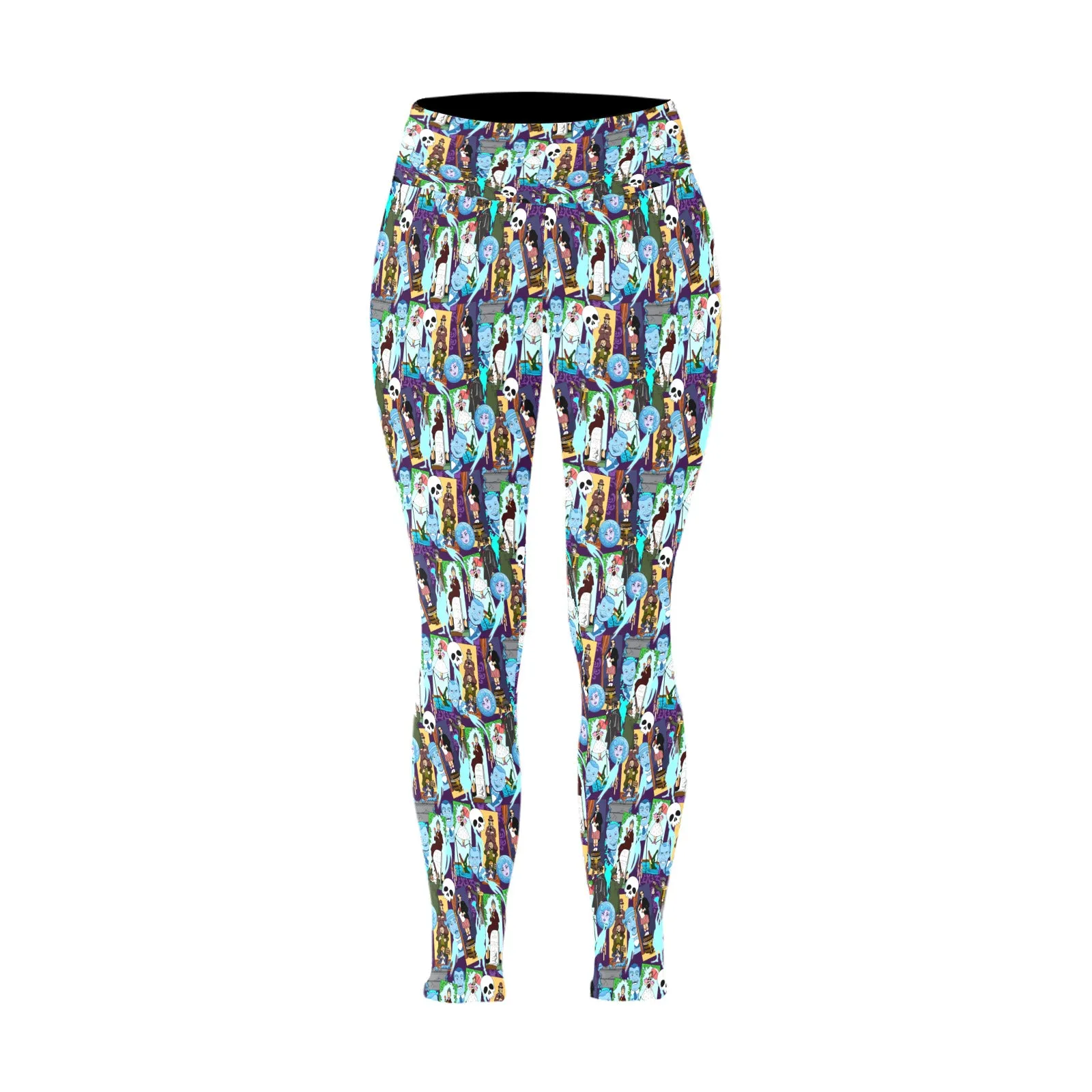 Haunted Mansion Favorites Women's Plus Size Athletic Leggings