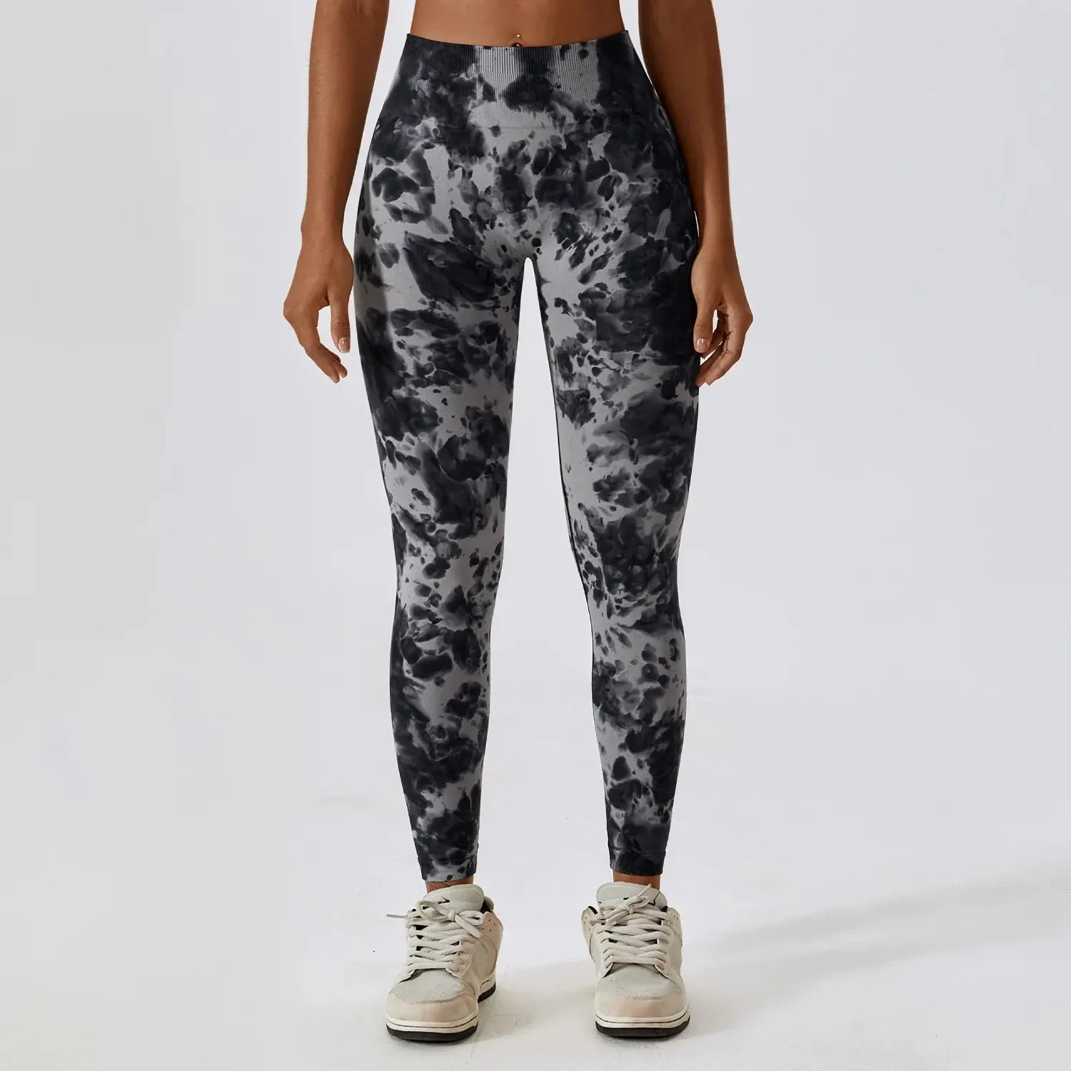 Hearuisavy Tie-Dye Push Up Women's Fitness Leggings