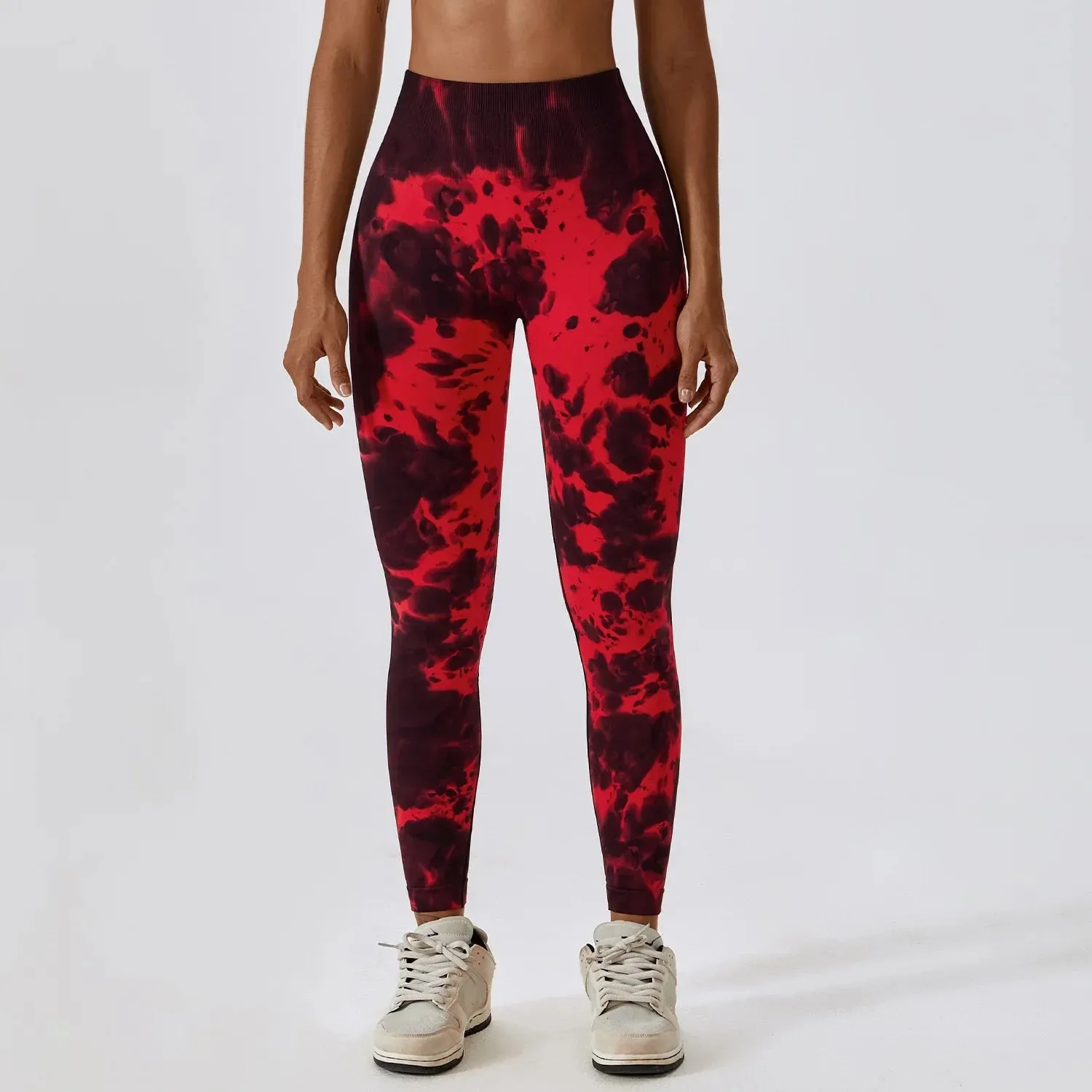 Hearuisavy Tie-Dye Push Up Women's Fitness Leggings