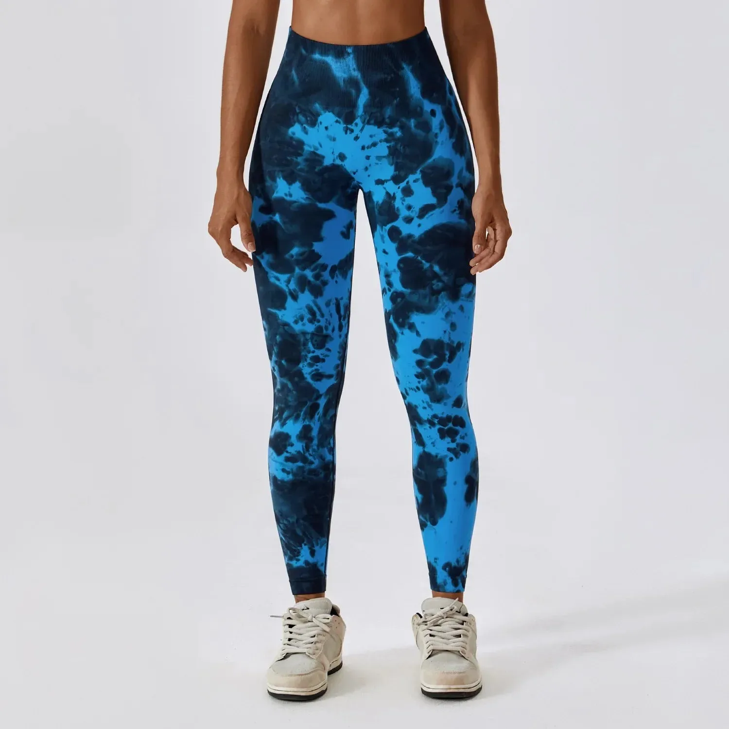 Hearuisavy Tie-Dye Push Up Women's Fitness Leggings