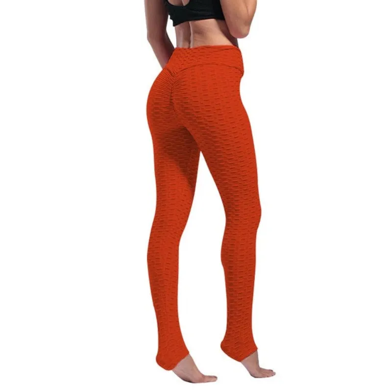 High Waist Push Up Butt Lift Elastic Leggings