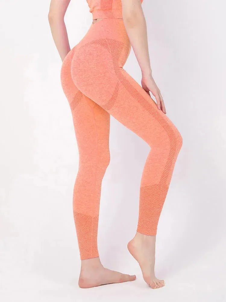 High Waist Seamless Push Up Butt Lifting Legging