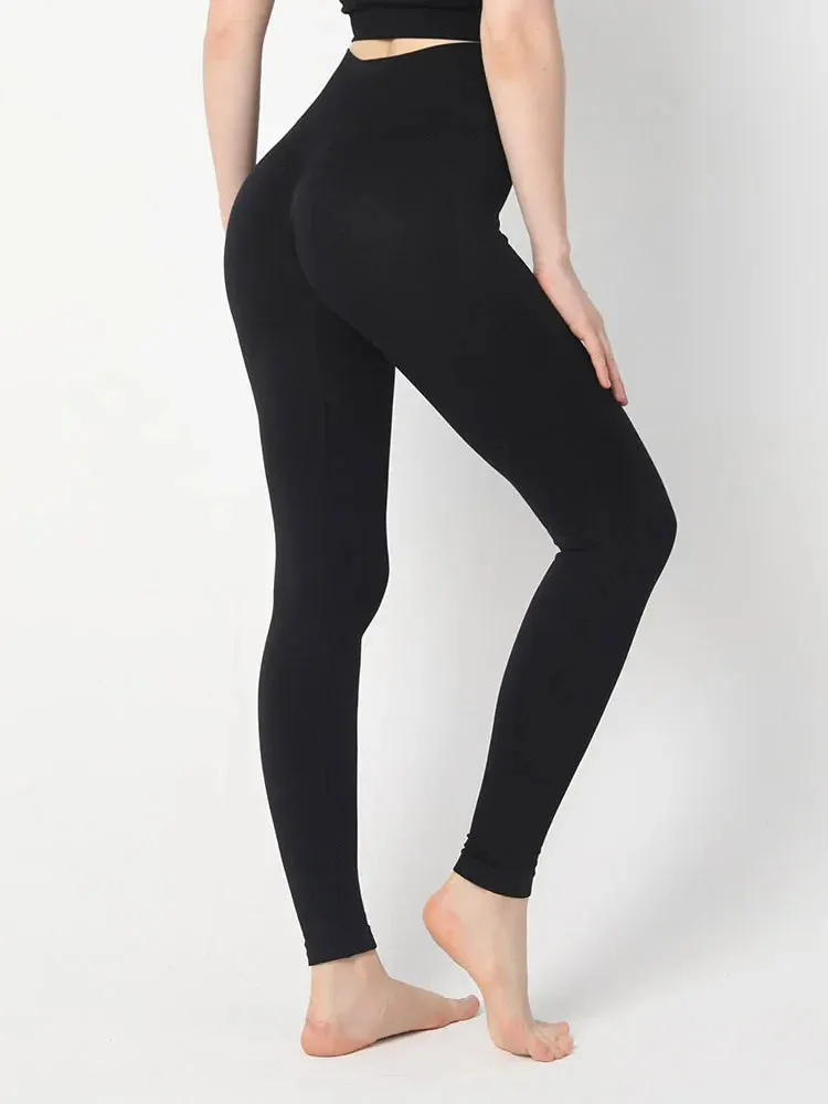 High Waist Seamless Push Up Butt Lifting Legging