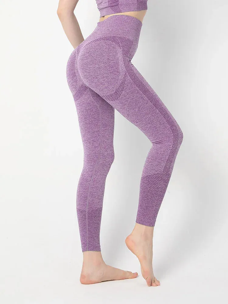 High Waist Seamless Push Up Butt Lifting Legging