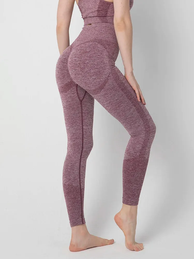 High Waist Seamless Push Up Butt Lifting Legging