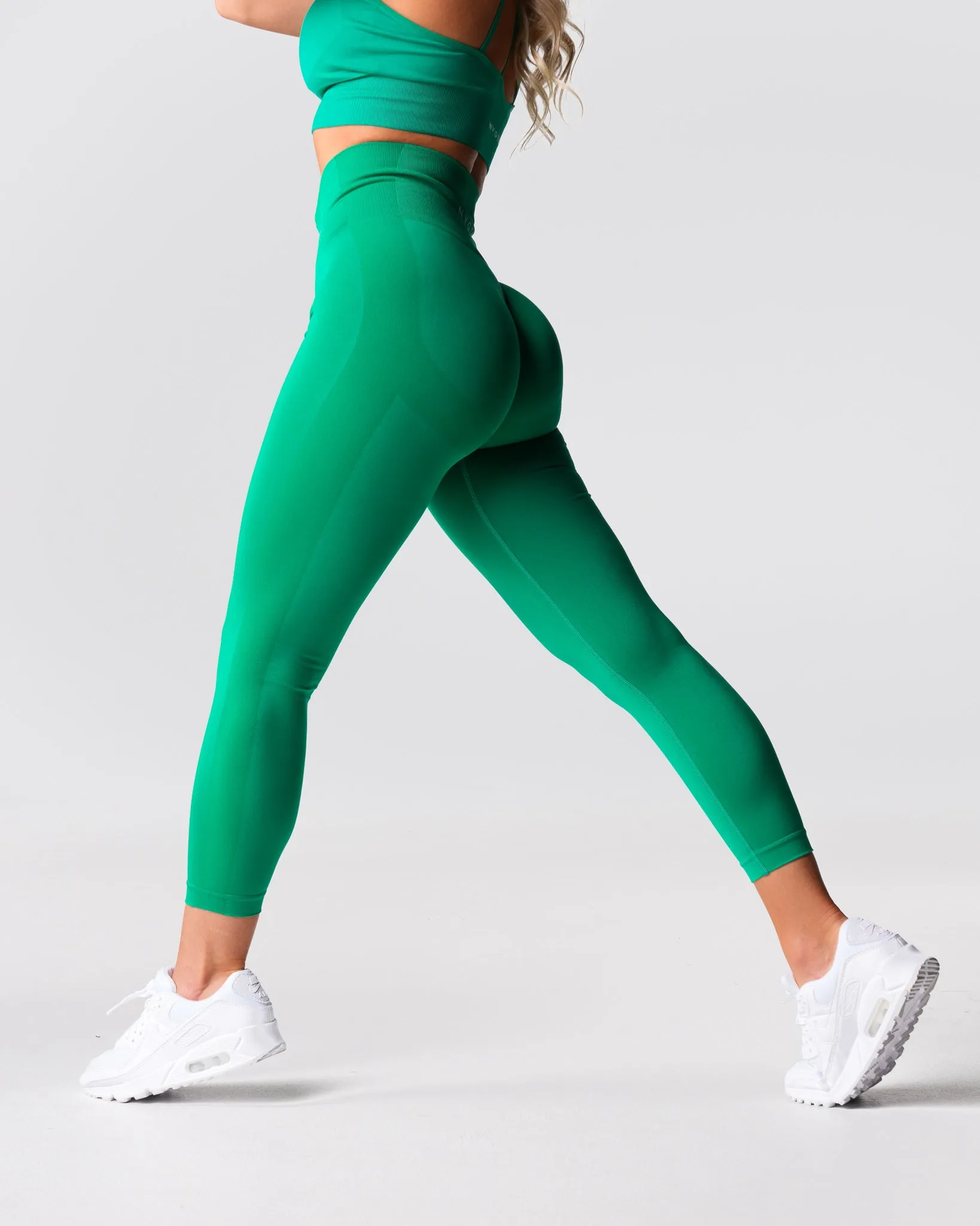 Holly Green Performance Seamless Leggings