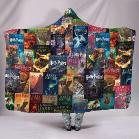 HP Book Cover Hooded Blanket