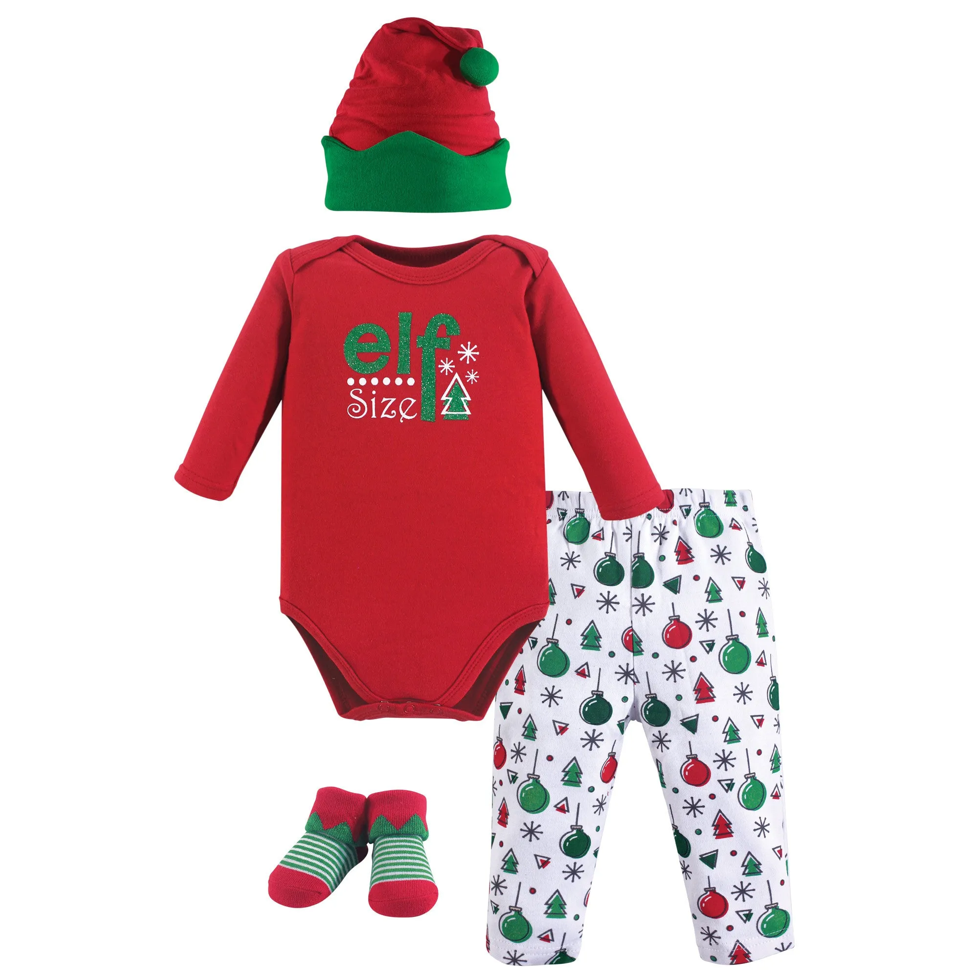 Hudson Baby Holiday Box Set, Elf Size