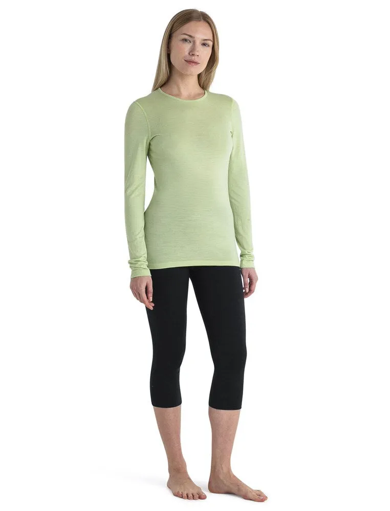 Icebreaker 200 Oasis Long Sleeve Women's Crew - Glazen