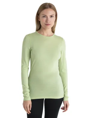 Icebreaker 200 Oasis Long Sleeve Women's Crew - Glazen