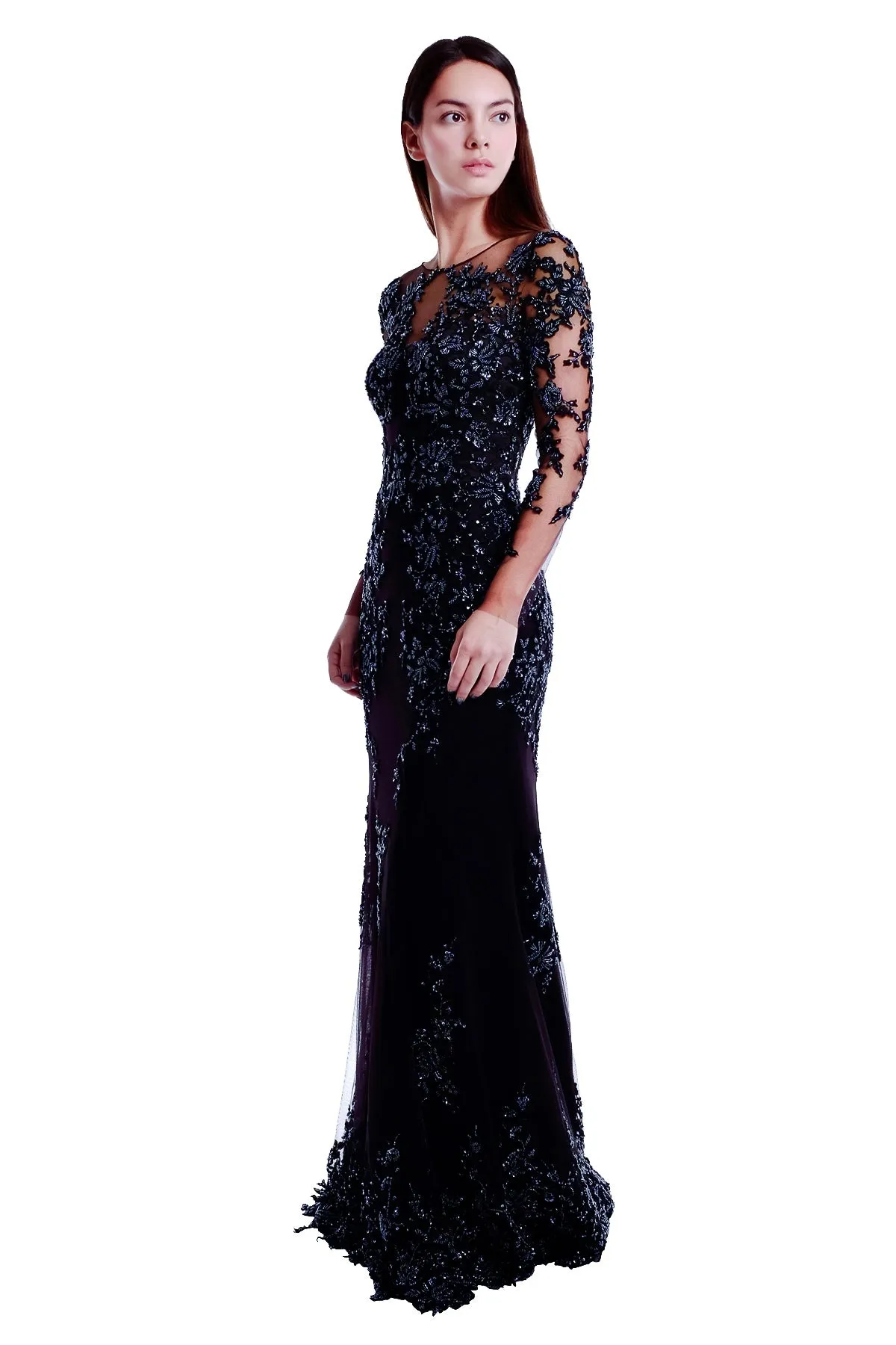 Julippa Long Sleeves Lace Gown