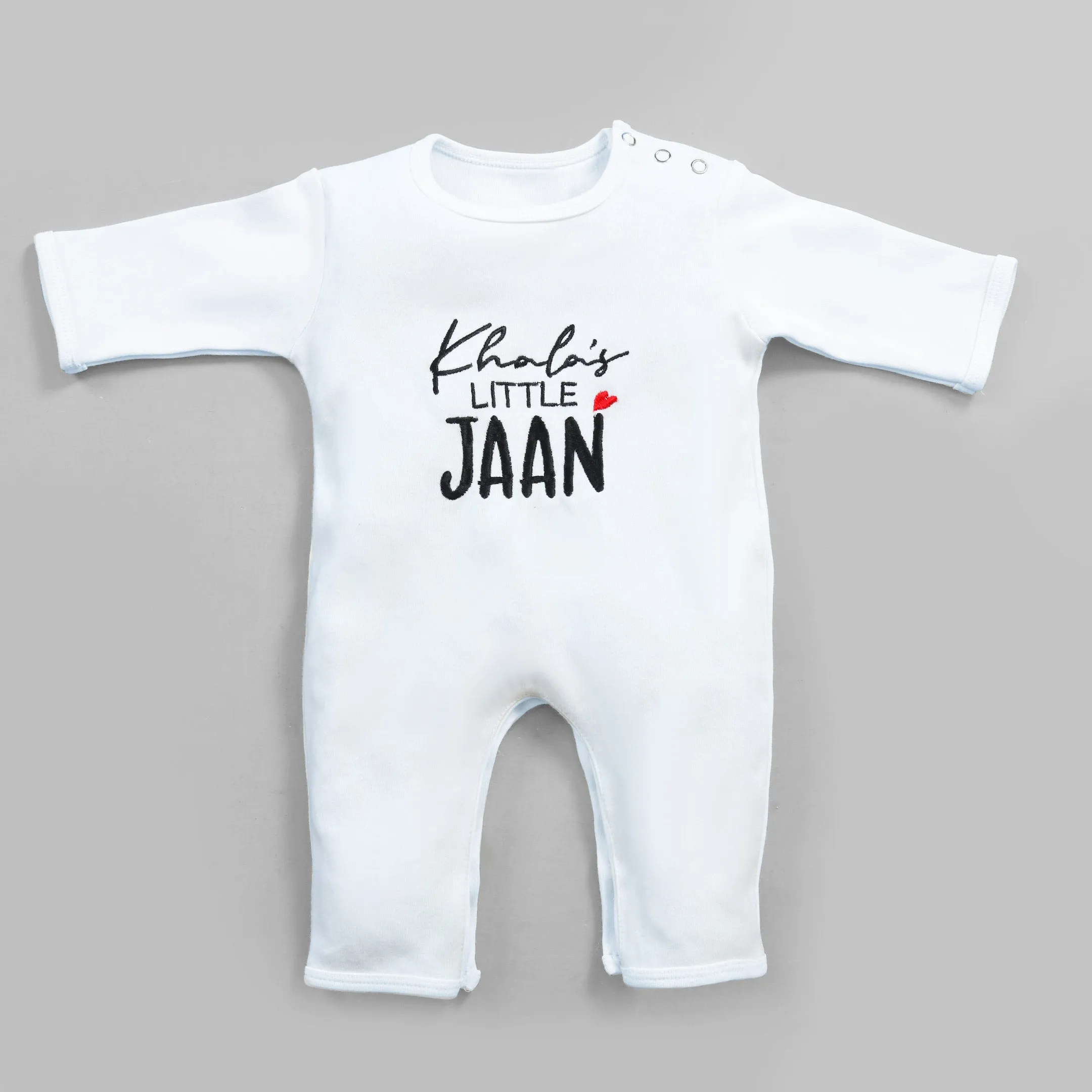 Khala's Little Jaan Embroidered Baby Romper