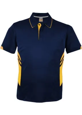 Kids Tasman Polo Navy/Gold