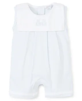 Kissy Kissy Pima Cotton Bear Cubs Playsuit, Blue