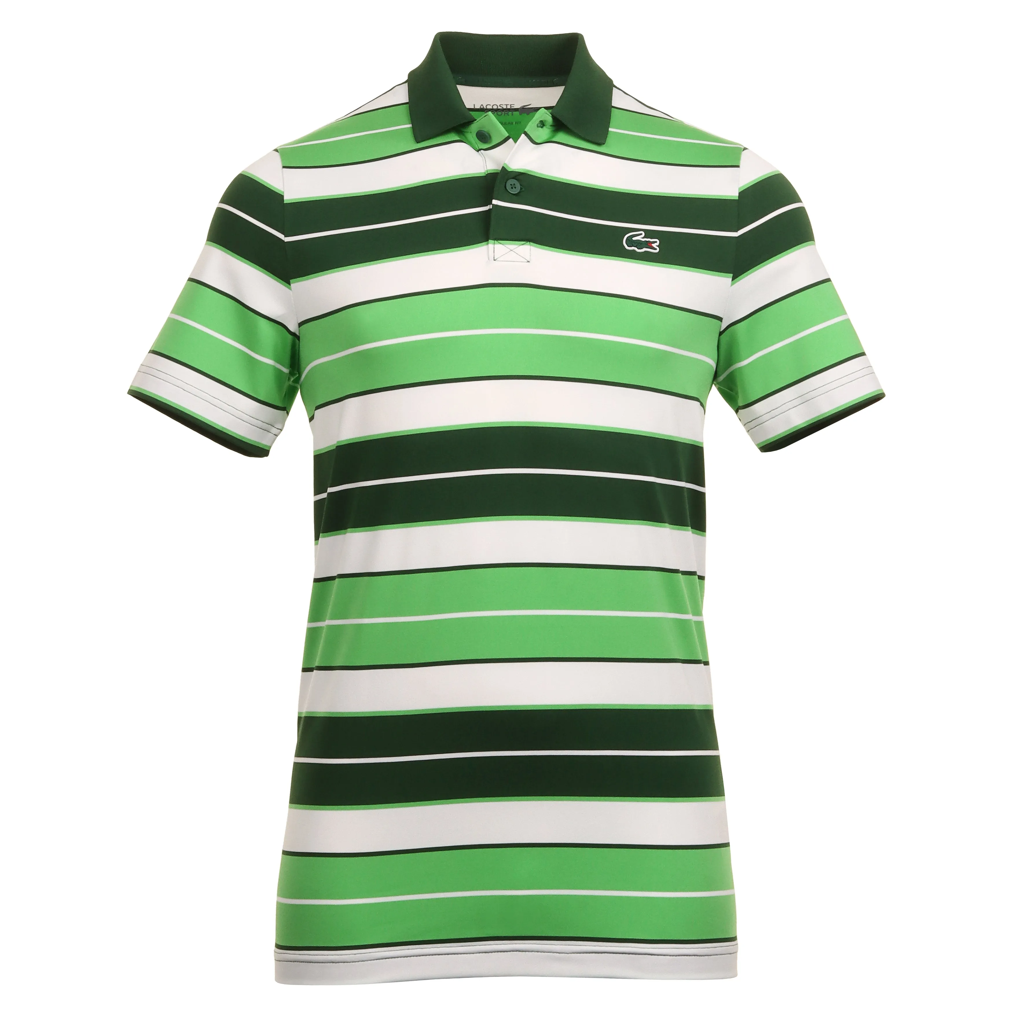 Lacoste Golf Block Stripe Polo Shirt SS24