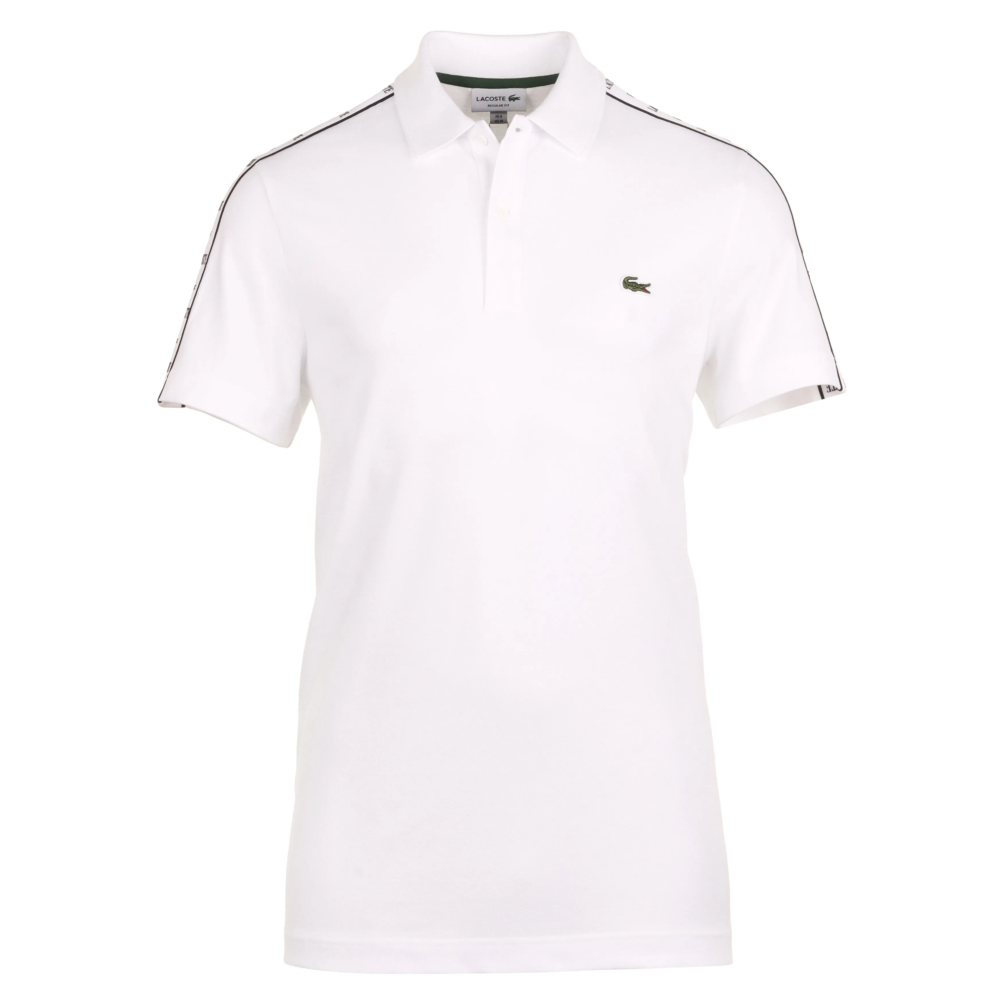 Lacoste Logo Stripe Pique Polo Shirt SS24