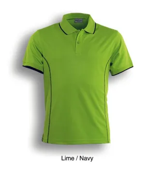 Ladies Essentials Polo - Lime/Navy