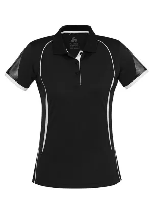 Ladies Razor Polo Black/White