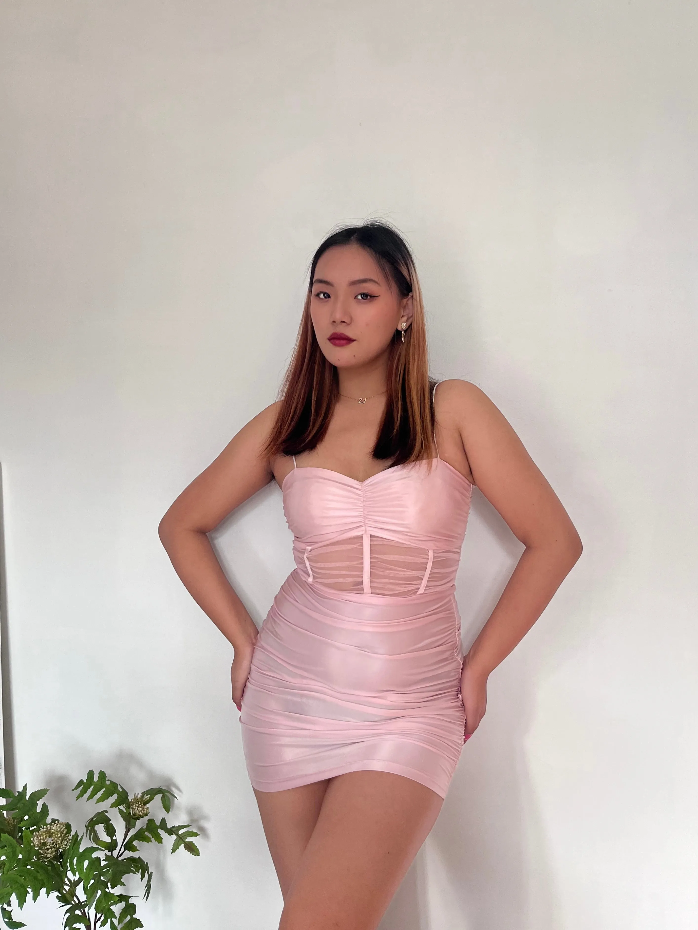 Lexy pink dress