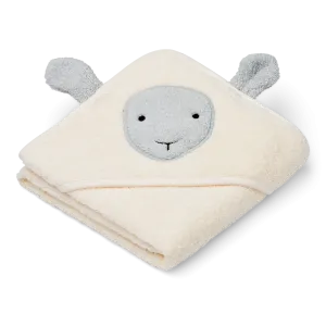 Liewood Albert Sheep Hooded Towel | Creme de la creme