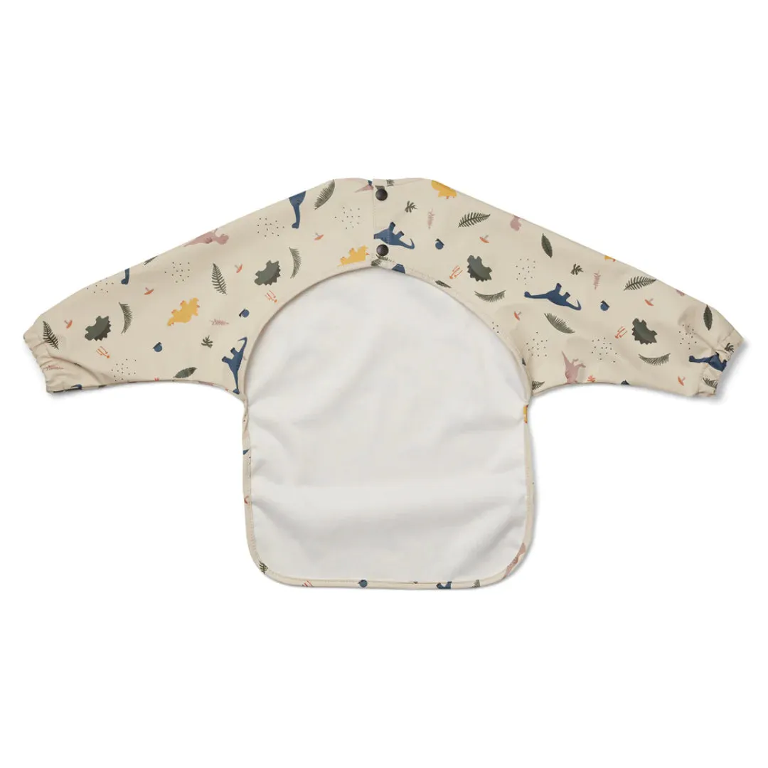 Liewood Merle Cape Bib With sleeves | Dino mix