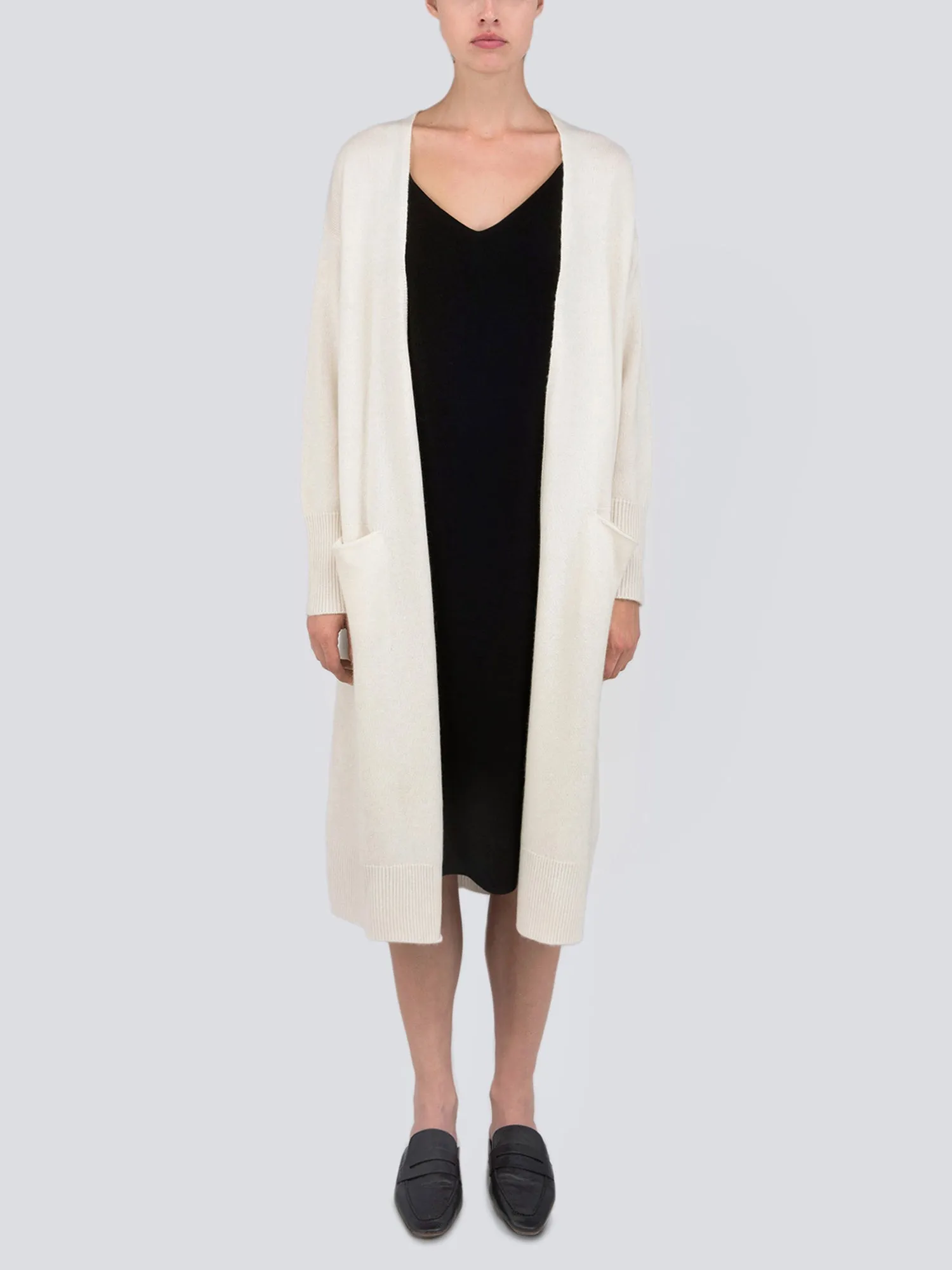 Long Cardigan_Ivory