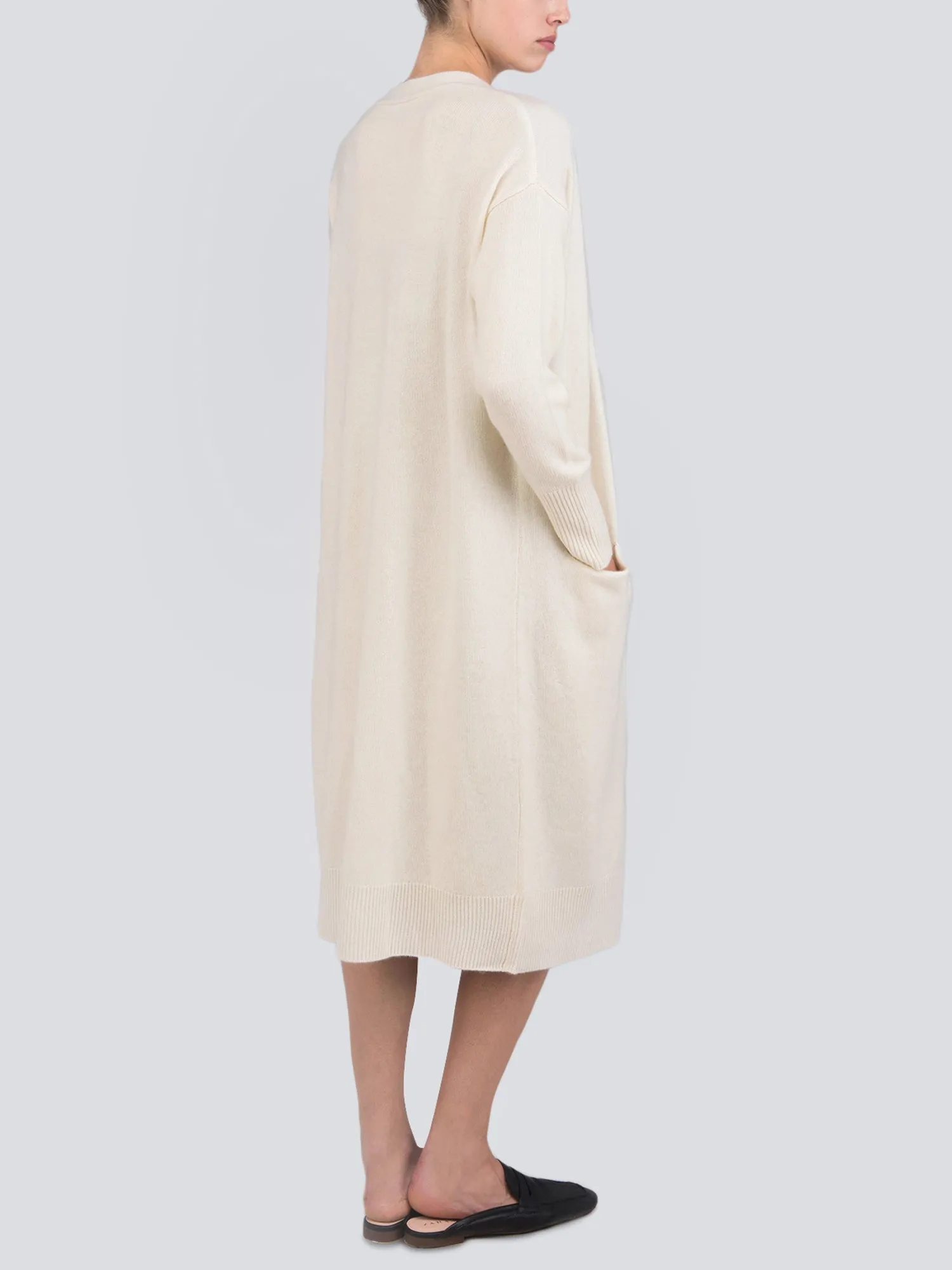 Long Cardigan_Ivory