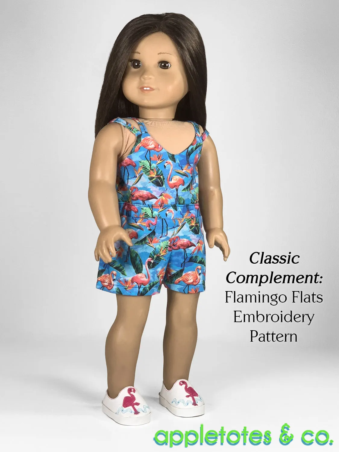 Malibu Romper   Dress 18 Inch Doll Sewing Pattern