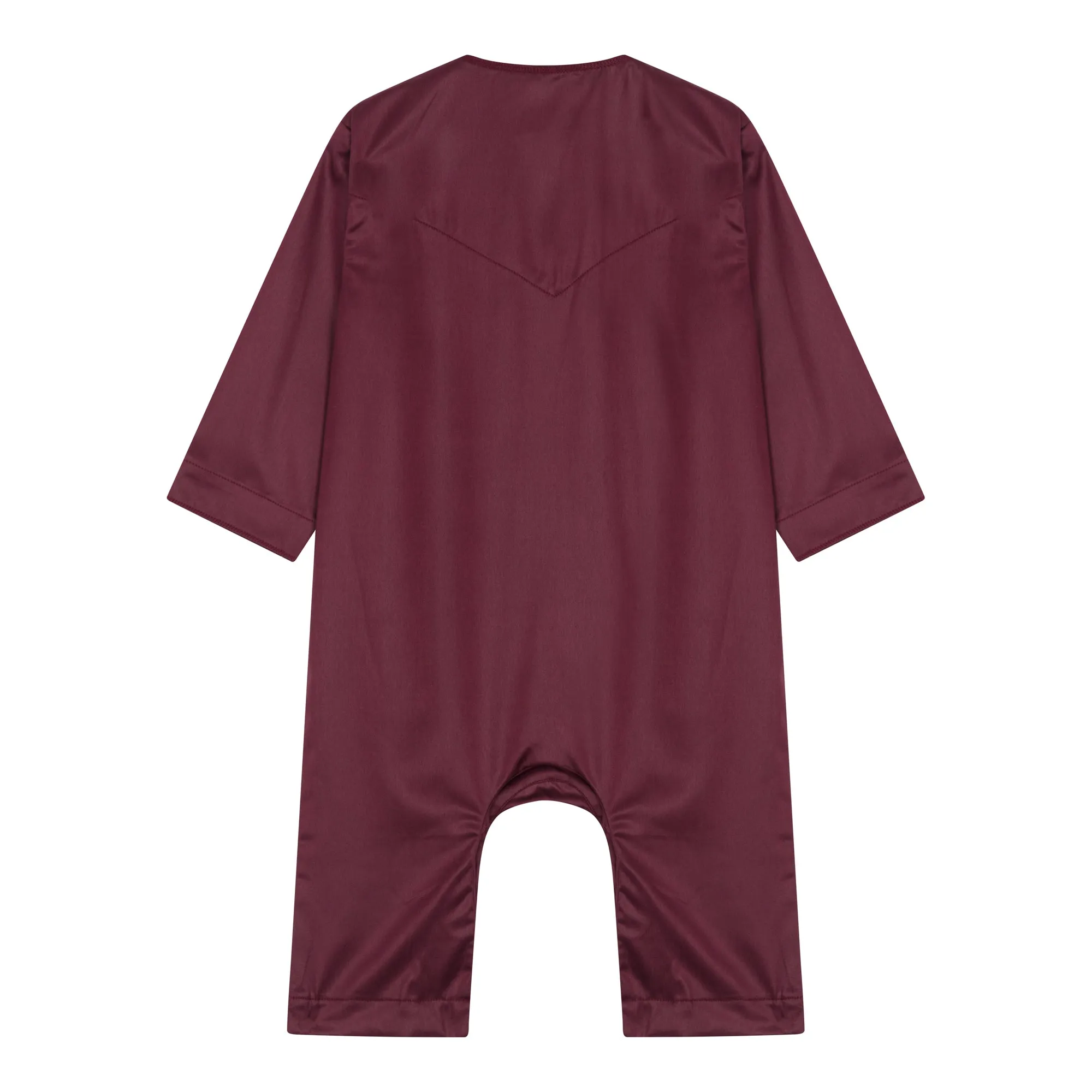 Maroon Emirati | Baby Romper Thobes