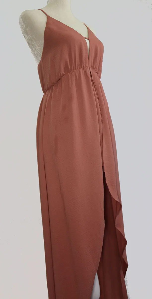 Maxi dress (romper with Maxi overlay)