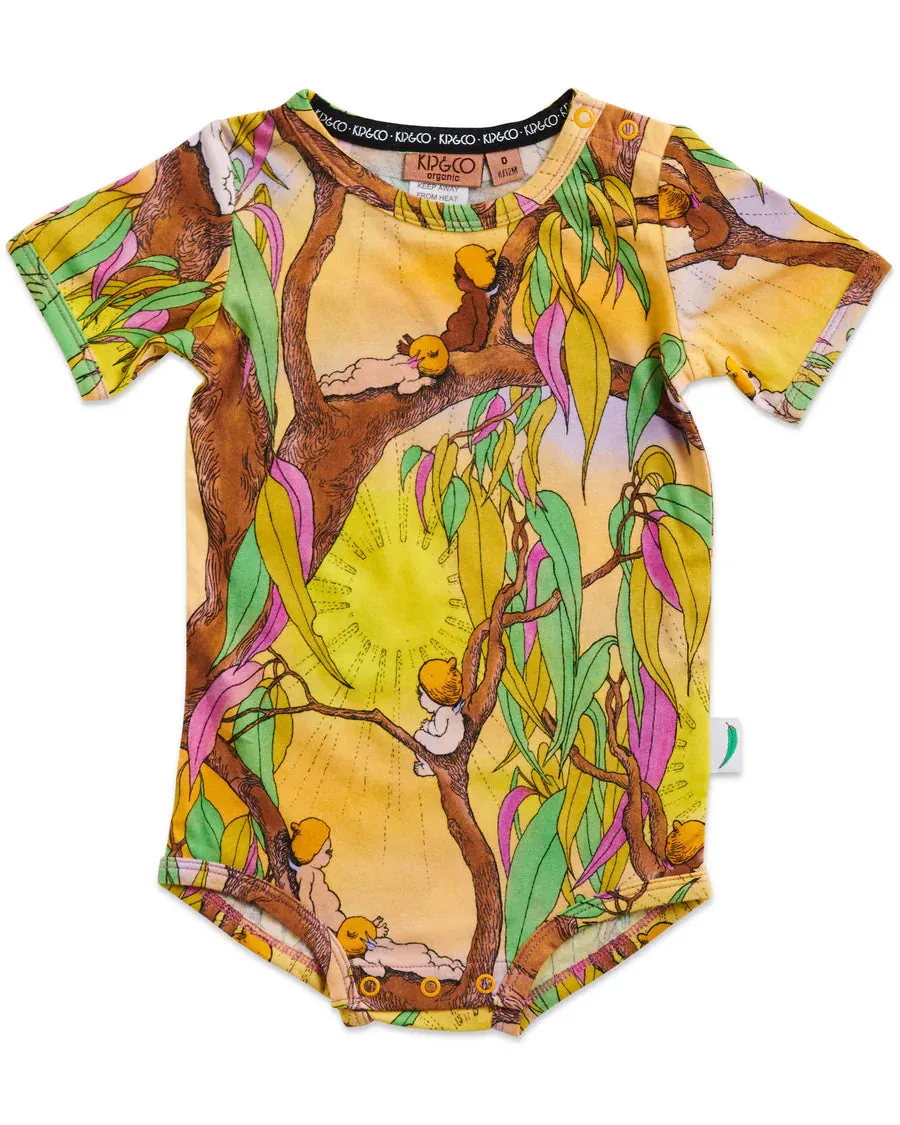 May Gibbs Sunrise Delight Organic SS Romper