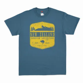 Mens New Zealand T Shirt - Gold Crest