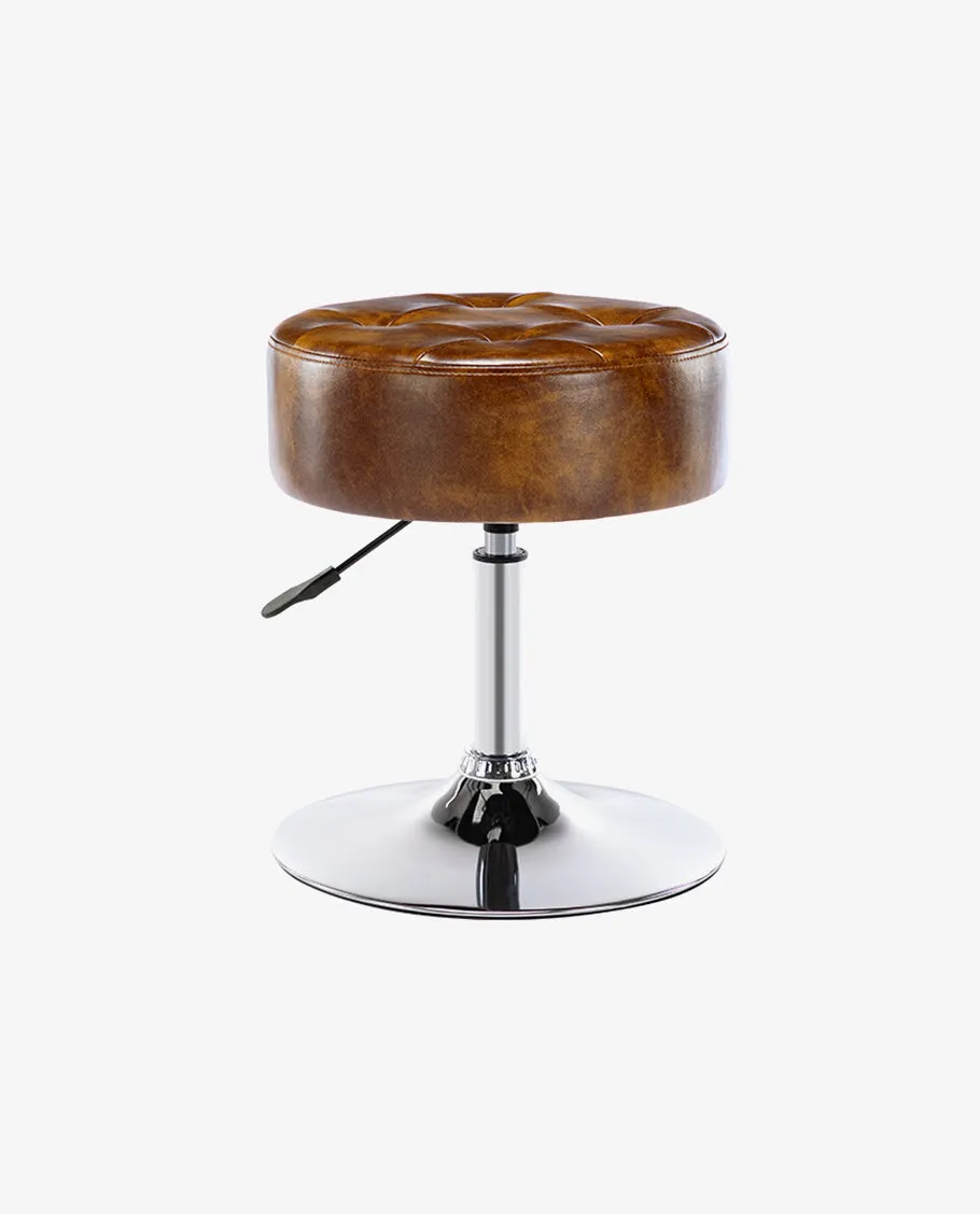 Moab Button Tufted Vanity Stool