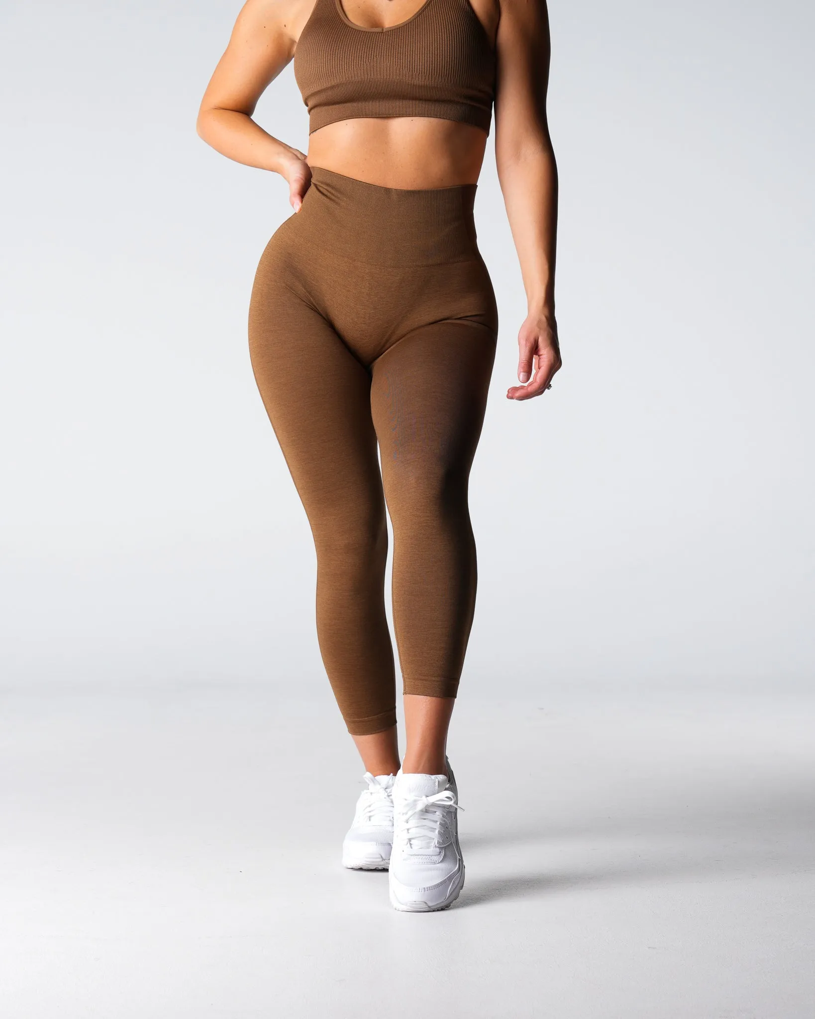 Mocha Performance Seamless Leggings