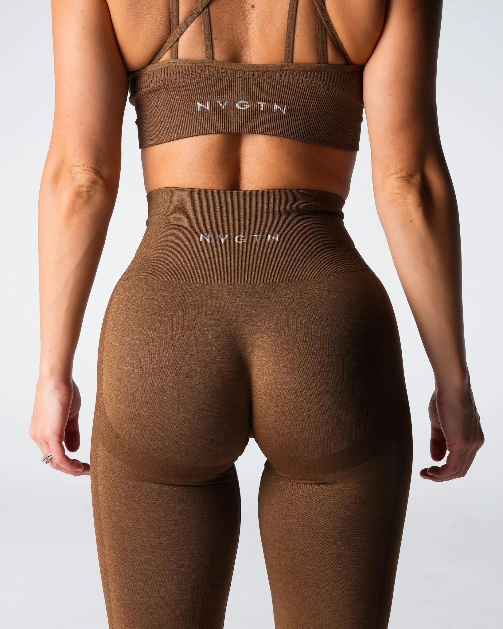 Mocha Performance Seamless Leggings