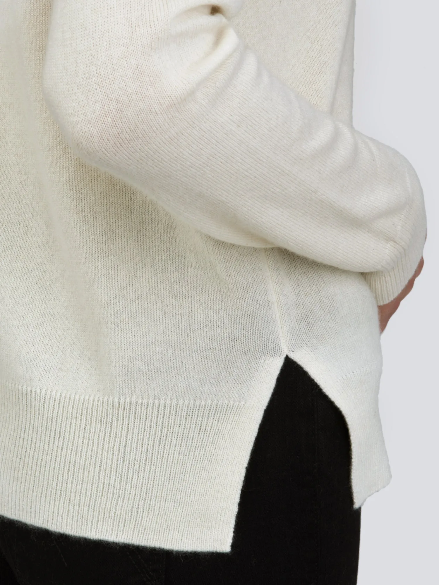 Mockneck Long sleeve_Ivory