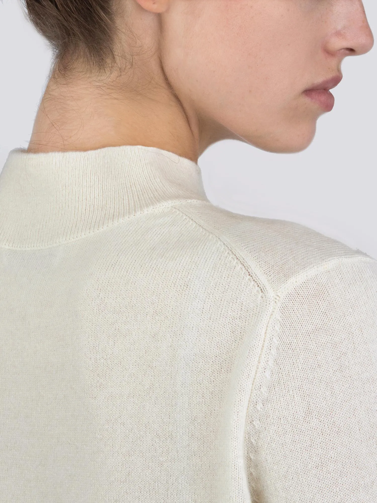 Mockneck Long sleeve_Ivory