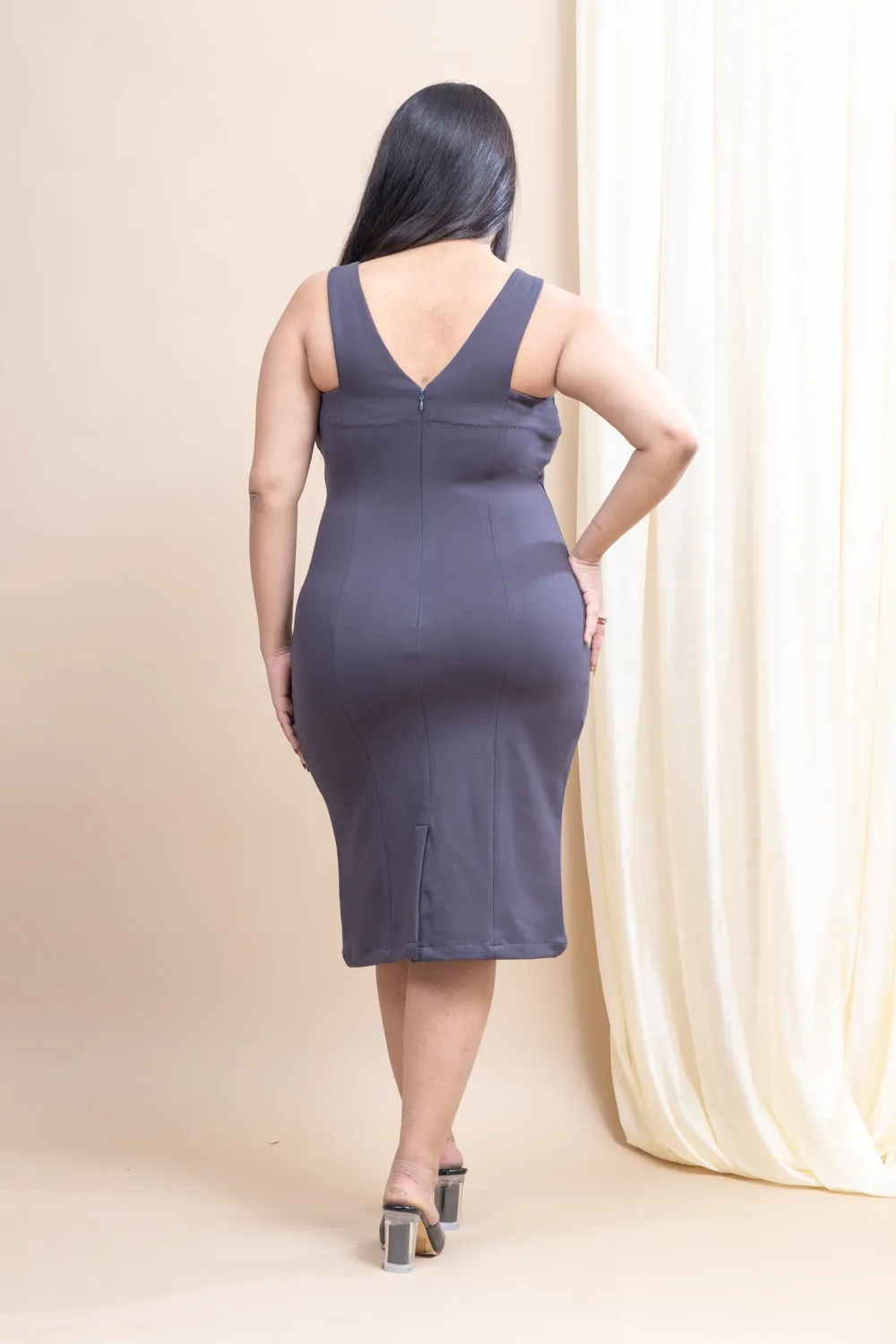 Moonbeam sleeveless bodycon dress